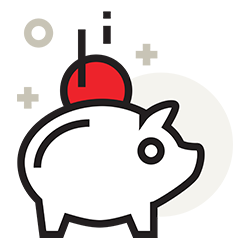 Piggy bank icon